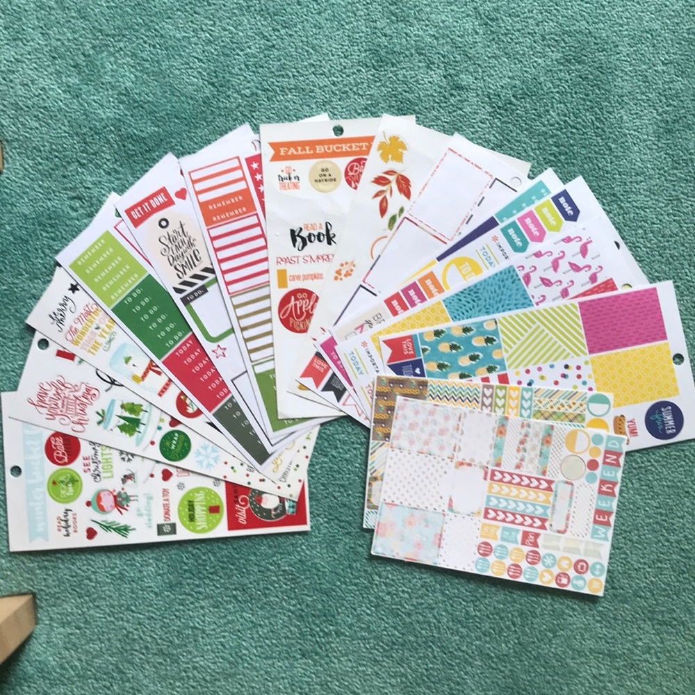 Assorted planner stickers!